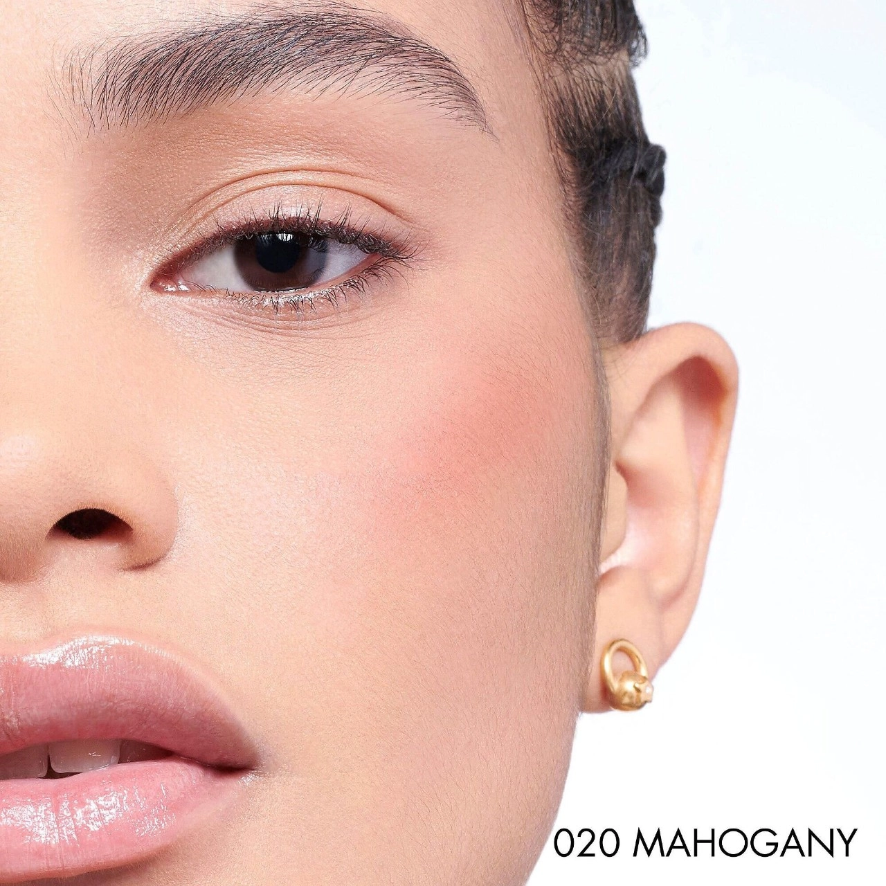 Dior Rosy Glow Blush 020 Mahogany - Delicate Mahogany Pressed Powder Blush - Image 3