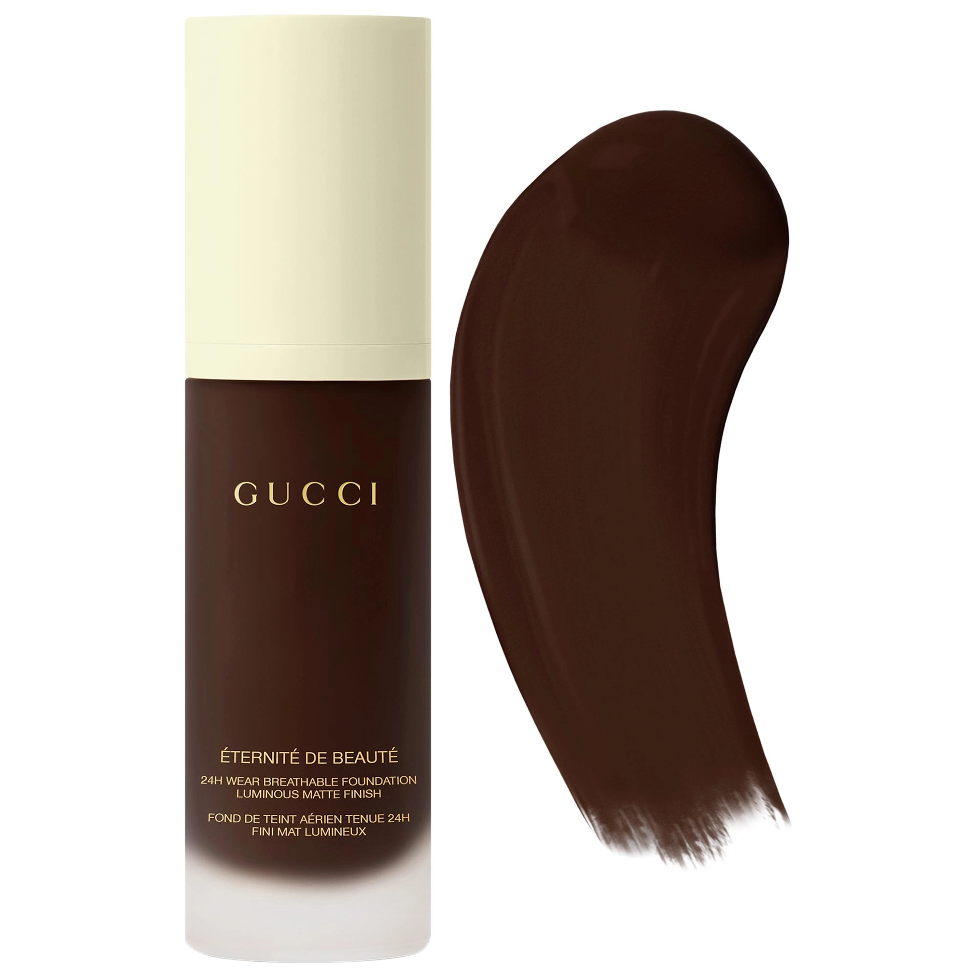 Gucci Éternité De Beauté 24 Hour Full Coverage Luminous Matte Finish Foundation Color: 570N - Deep with Neutral Undertones