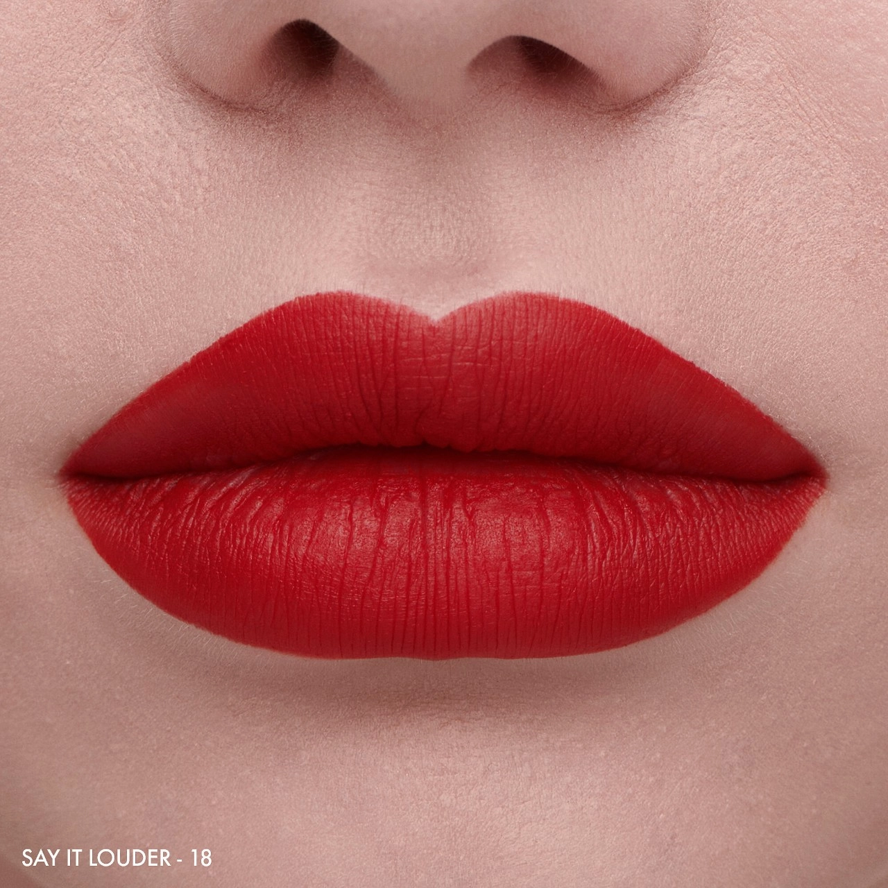 SEPHORA COLLECTION Matte Velvet Lipstick Color 18 Say It Louder - Red Vegan Stick Formula Matte Finish Long-Wearing Hyaluronic Acid - Image 2