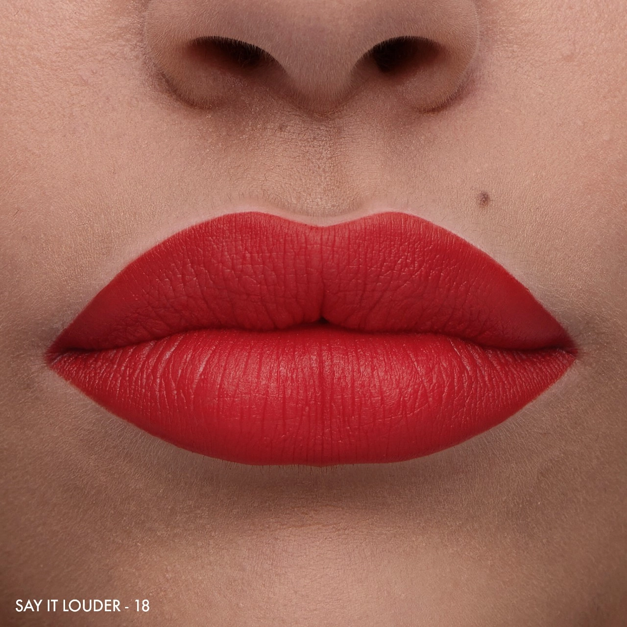SEPHORA COLLECTION Matte Velvet Lipstick Color 18 Say It Louder - Red Vegan Stick Formula Matte Finish Long-Wearing Hyaluronic Acid - Image 3