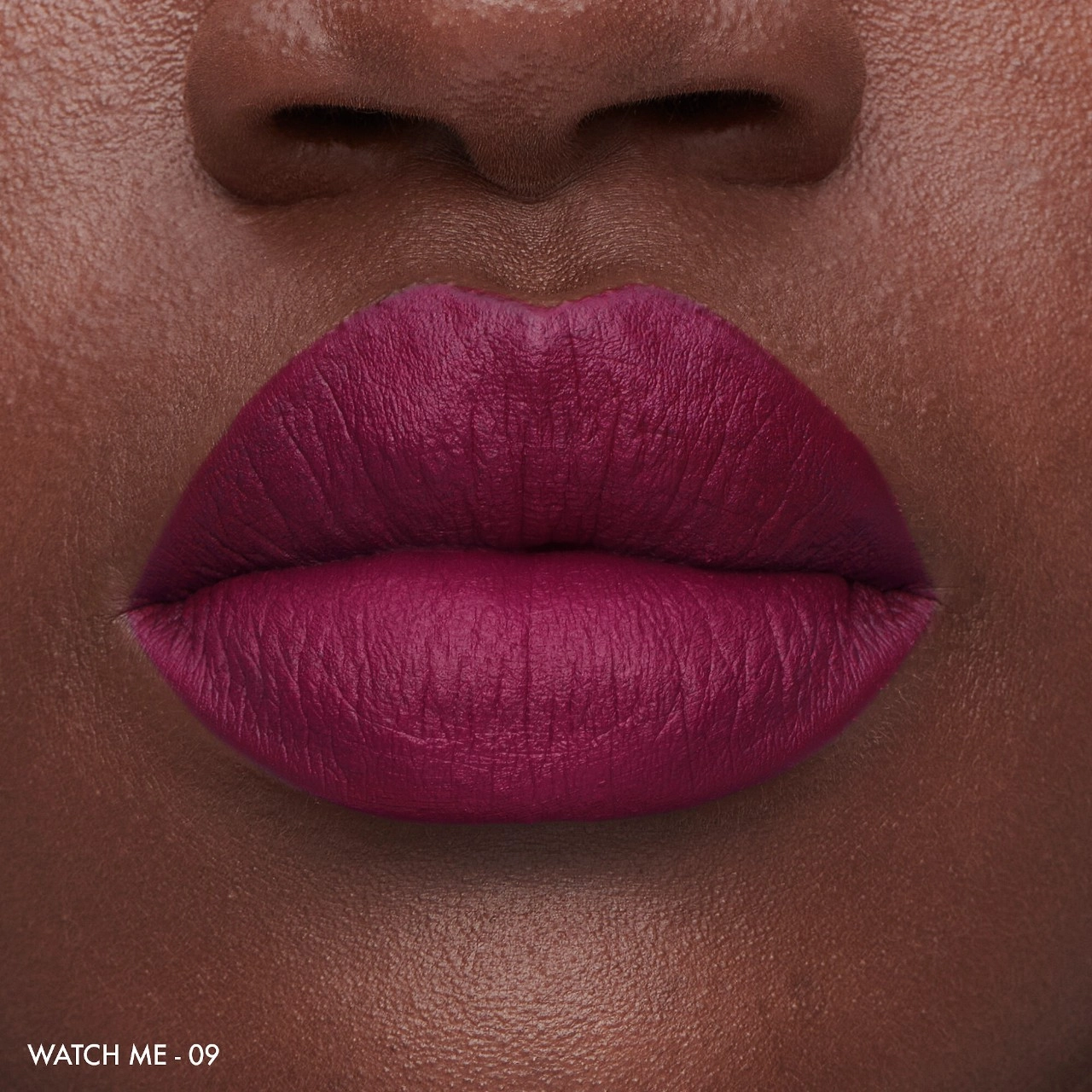 SEPHORA COLLECTION Matte Velvet Lipstick Color 9 Watch Me - Purple Vegan Stick Formula - Image 4