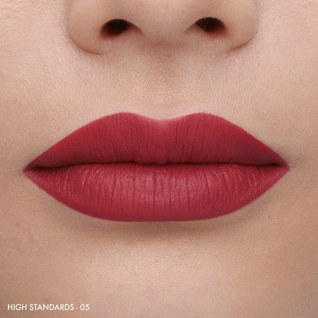 SEPHORA COLLECTION Matte Velvet Lipstick in 5 High Standards - Red, Pink Vegan Stick Formula Matte Finish Long-wearing Hyaluronic Acid - Image 2