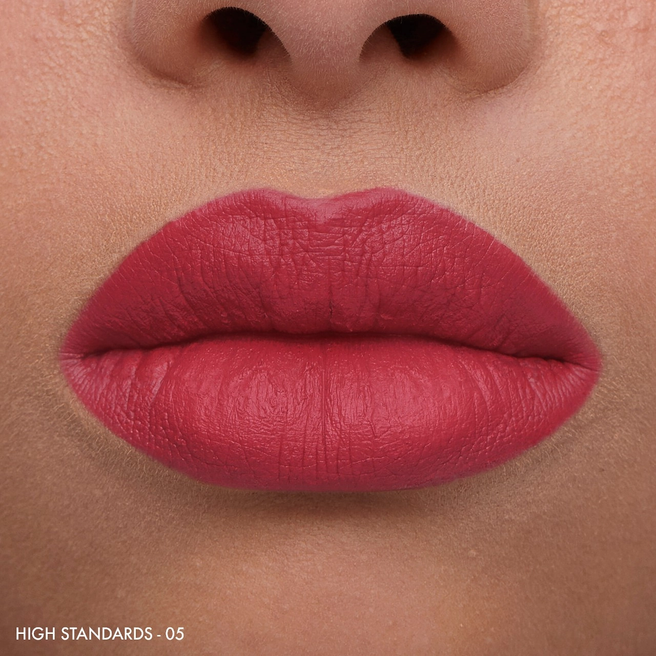 SEPHORA COLLECTION Matte Velvet Lipstick in 5 High Standards - Red, Pink Vegan Stick Formula Matte Finish Long-wearing Hyaluronic Acid - Image 3