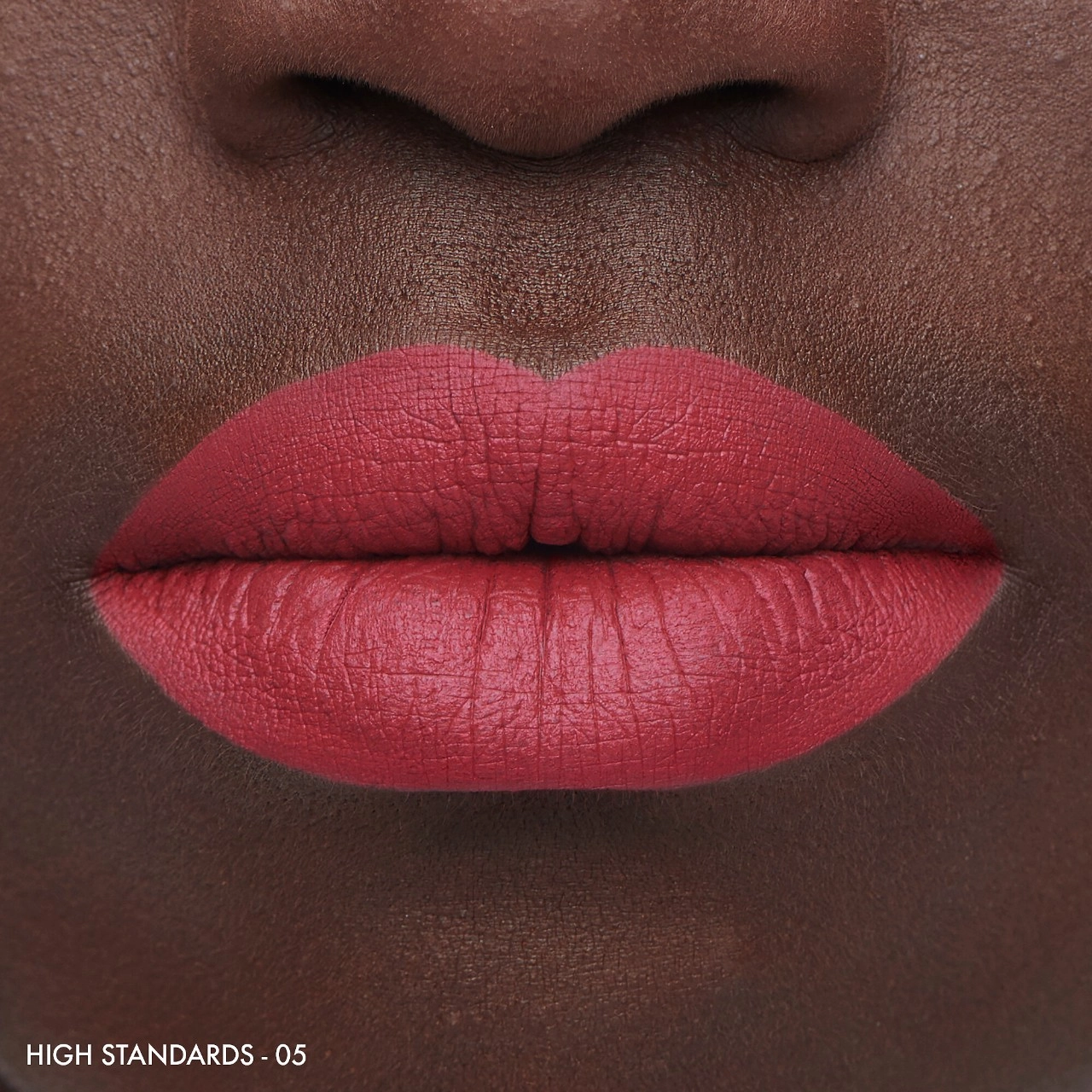 SEPHORA COLLECTION Matte Velvet Lipstick in 5 High Standards - Red, Pink Vegan Stick Formula Matte Finish Long-wearing Hyaluronic Acid - Image 4