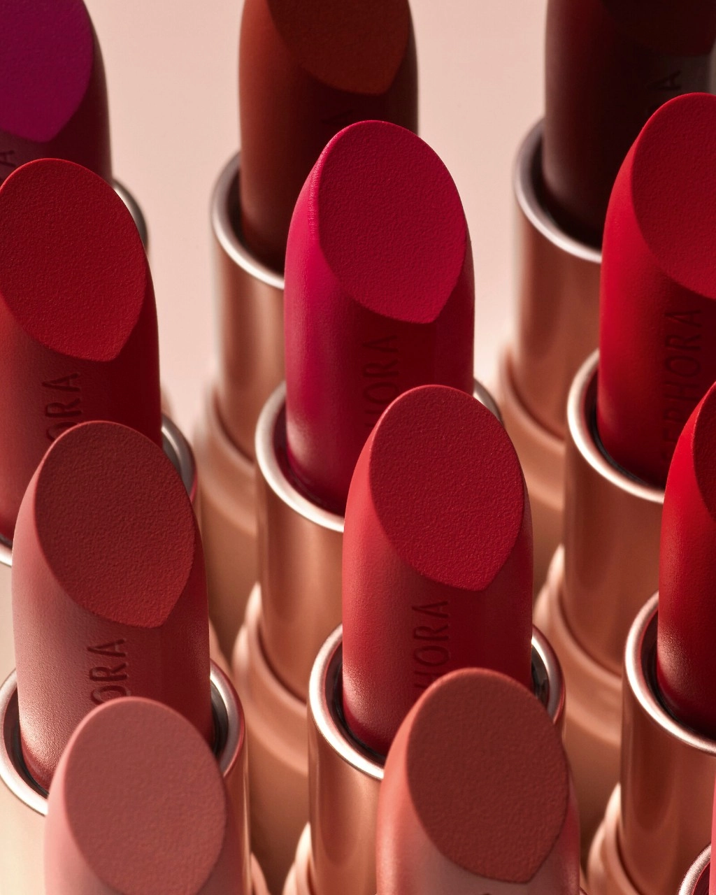 SEPHORA COLLECTION Matte Velvet Lipstick in 5 High Standards - Red, Pink Vegan Stick Formula Matte Finish Long-wearing Hyaluronic Acid - Image 7