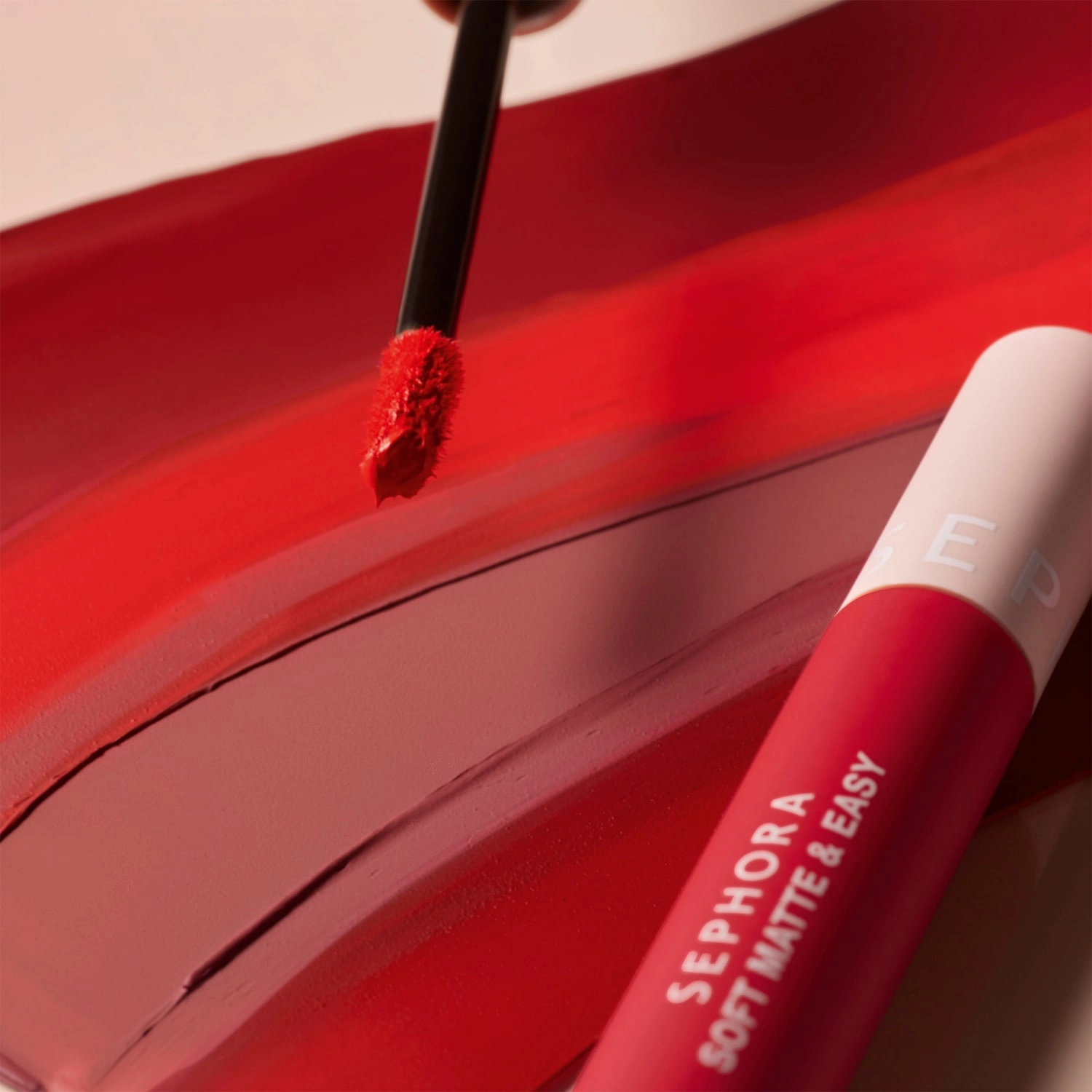 SEPHORA COLLECTION Soft Matte & Easy Liquid Lipstick 11 Je Ne Sais Quoi - Vibrant Red Vegan - Image 7