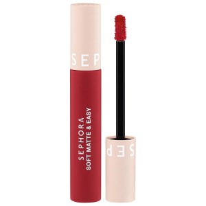 SEPHORA COLLECTION Soft Matte & Easy Liquid Lipstick 11 Je Ne Sais Quoi - Vibrant Red Vegan