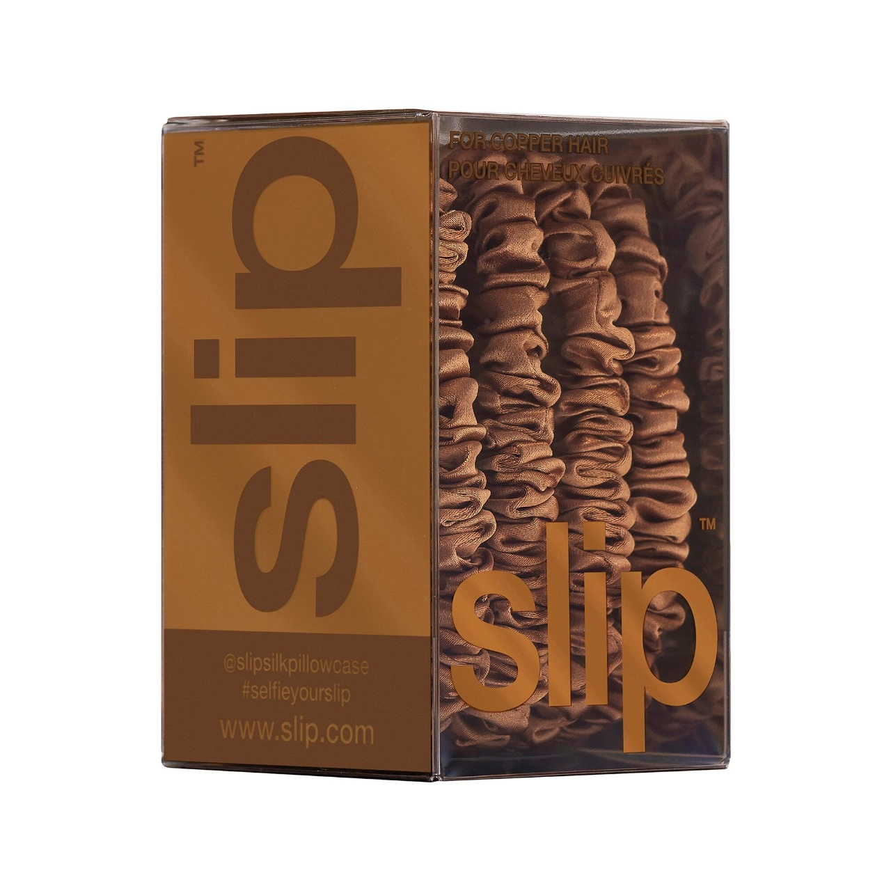 Slip Slipsilk™ Skinny Scrunchies Type: Copper - Image 6