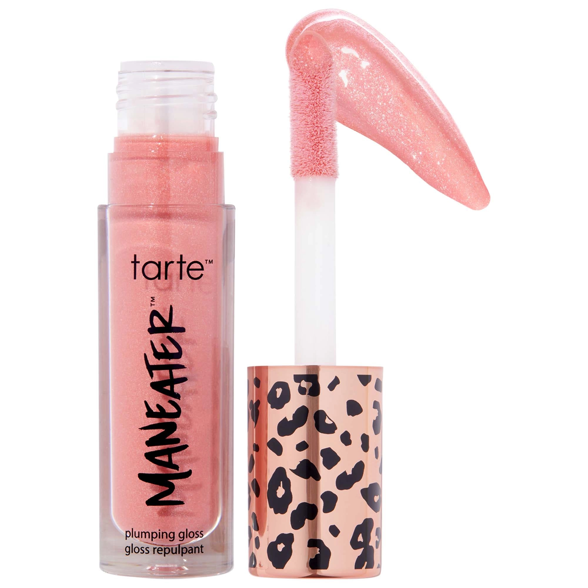 Tarte Maneater™ Plumping Gloss - Pink Pearl Vegan High Shine Lip Gloss