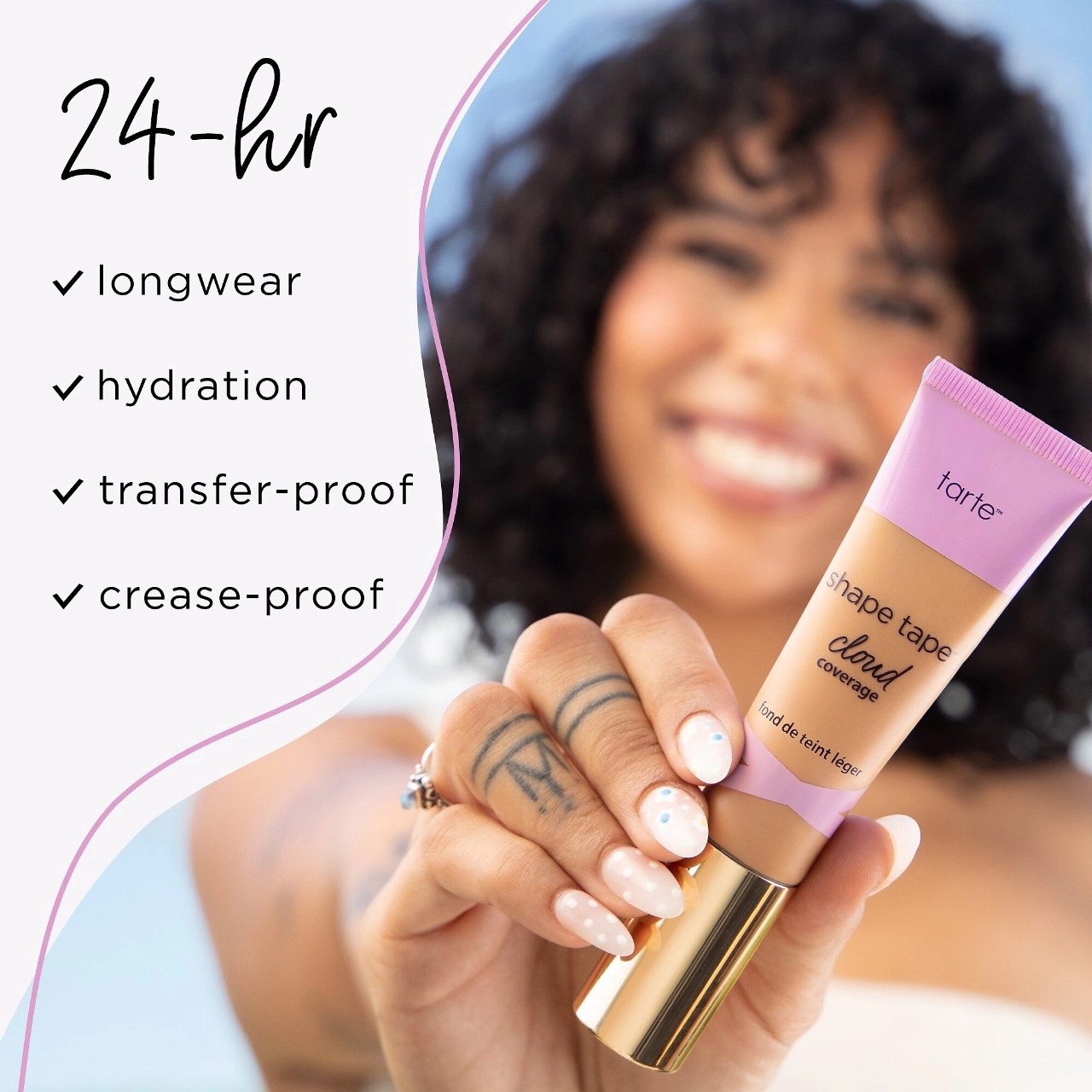 Tarte Shape Tape™ Cloud Coverage CC Cream 20B Light Beige - Image 4