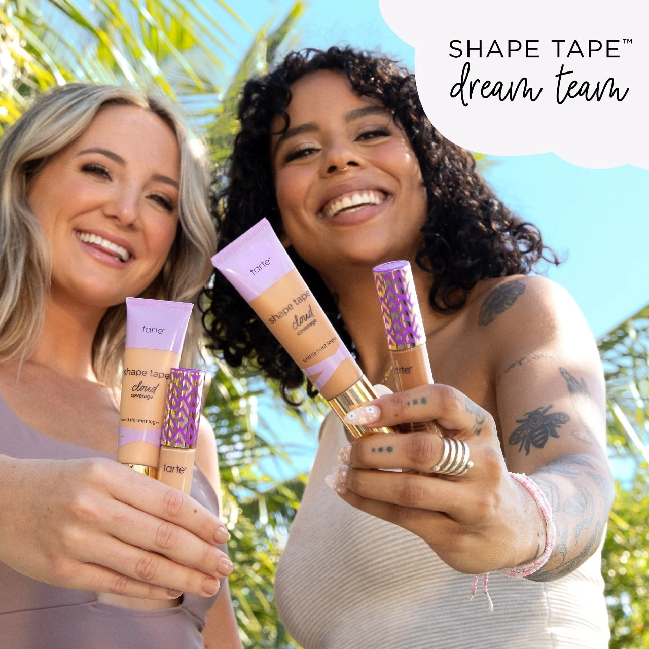 Tarte Shape Tape™ Cloud Coverage CC Cream 57S Rich Sand - Vegan, Hydrating, Medium Coverage - Image 7
