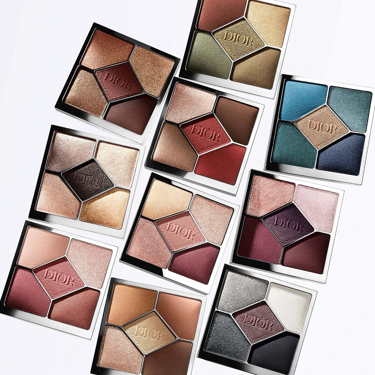 Dior Diorshow 5 Couleurs Couture Eyeshadow Palette in 559 Poncho - Beige and Brown Shades - Image 3