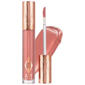 Charlotte Tilbury Airbrush Flawless Matte Lip Blur Liquid Lipstick in Pillow Talk Blur - Pink Nude