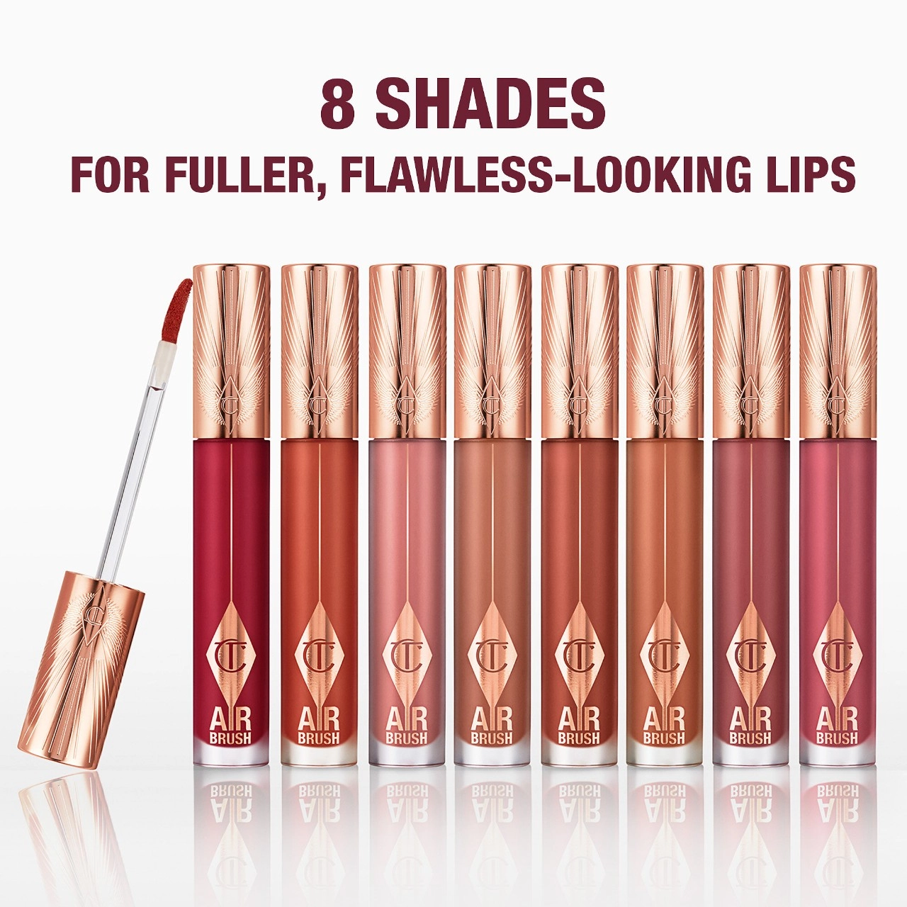 Charlotte Tilbury Airbrush Flawless Matte Lip Blur Liquid Lipstick - Walk Of No Shame Blur - Image 8