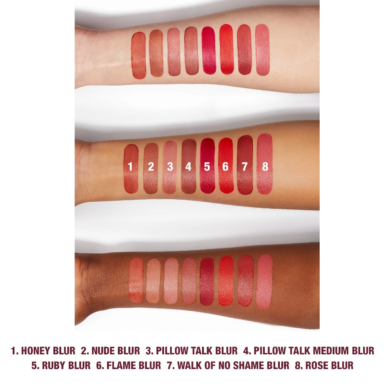 Charlotte Tilbury Airbrush Flawless Matte Lip Blur Liquid Lipstick - Ruby Blur (Ruby Red) Vegan - Image 6