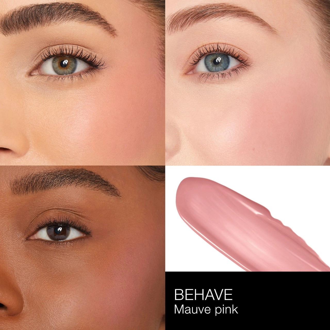 NARS Afterglow Liquid Blush - Behave, Mauve Pink, Light Coverage, Natural Finish - Image 3