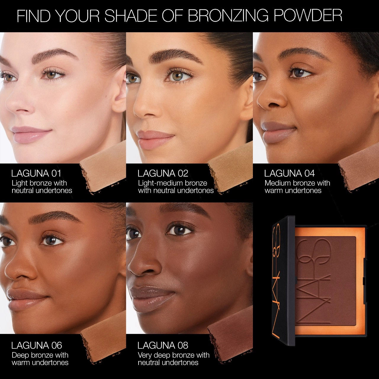 NARS Laguna Talc-Free Bronzer Powder - Color: Laguna 06 - Image 3