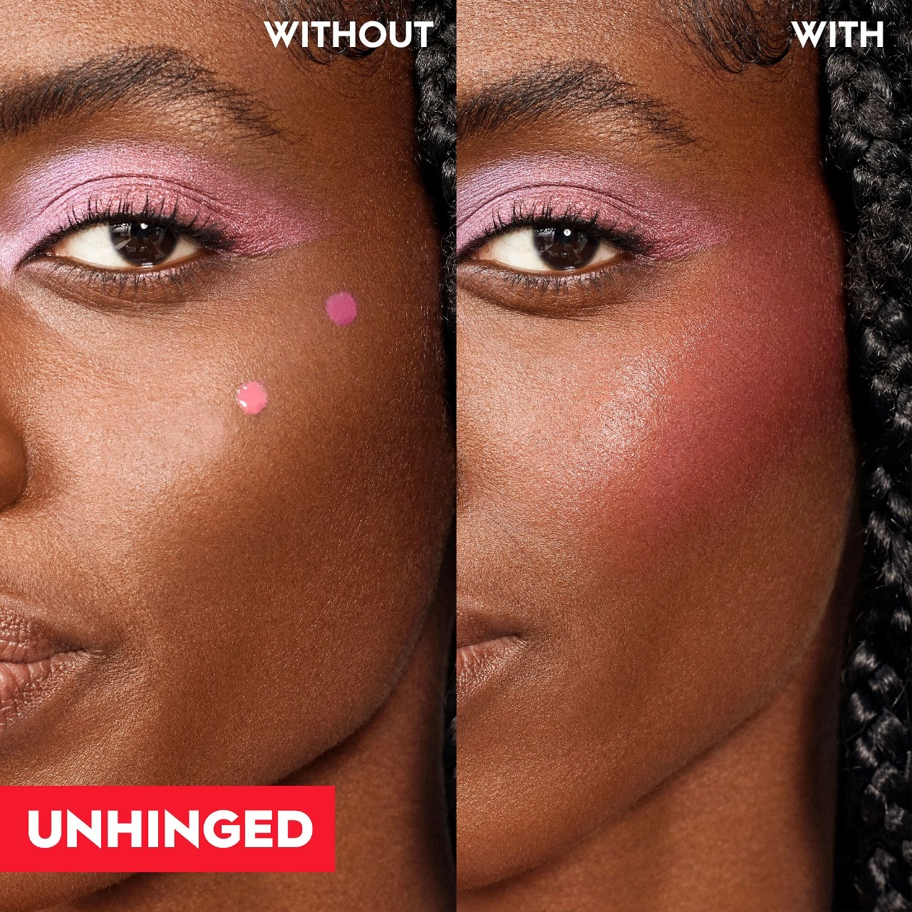 Urban Decay Hydromaniac Dewy Liquid Blush Color: Unhinged - Berry Mauve Vegan Cruelty-Free - Image 4