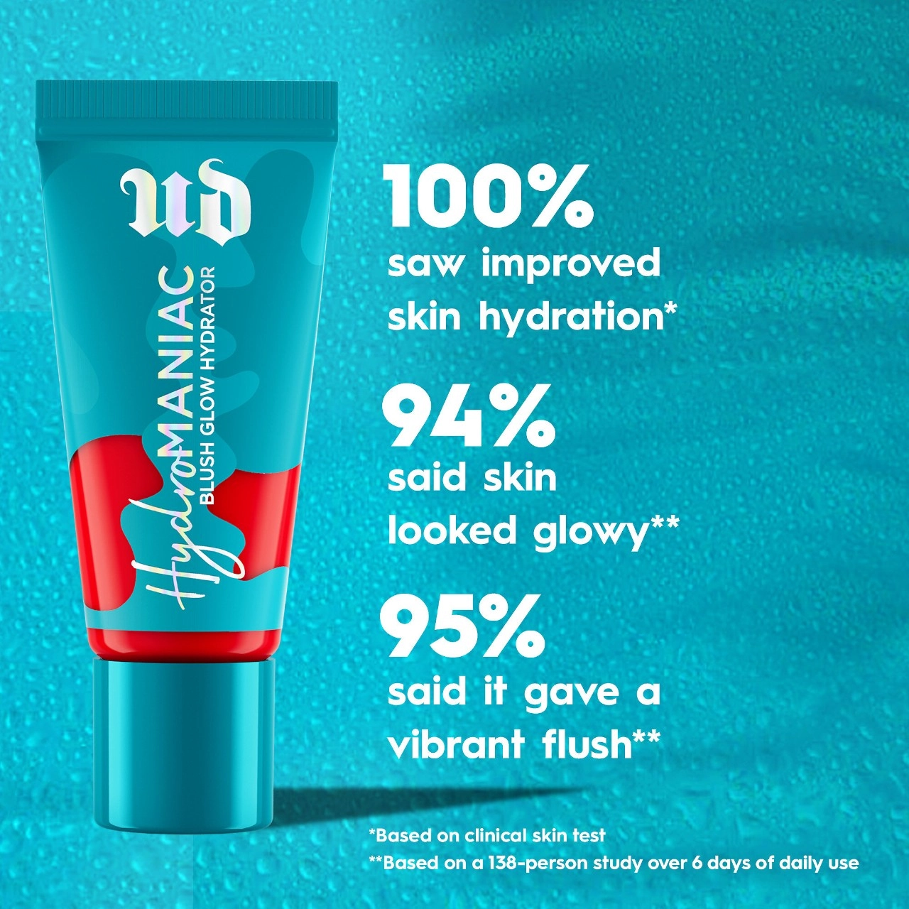 Urban Decay Hydromaniac Dewy Liquid Blush - Red Flag (Red Orange) - Vegan & Cruelty-Free - Image 7