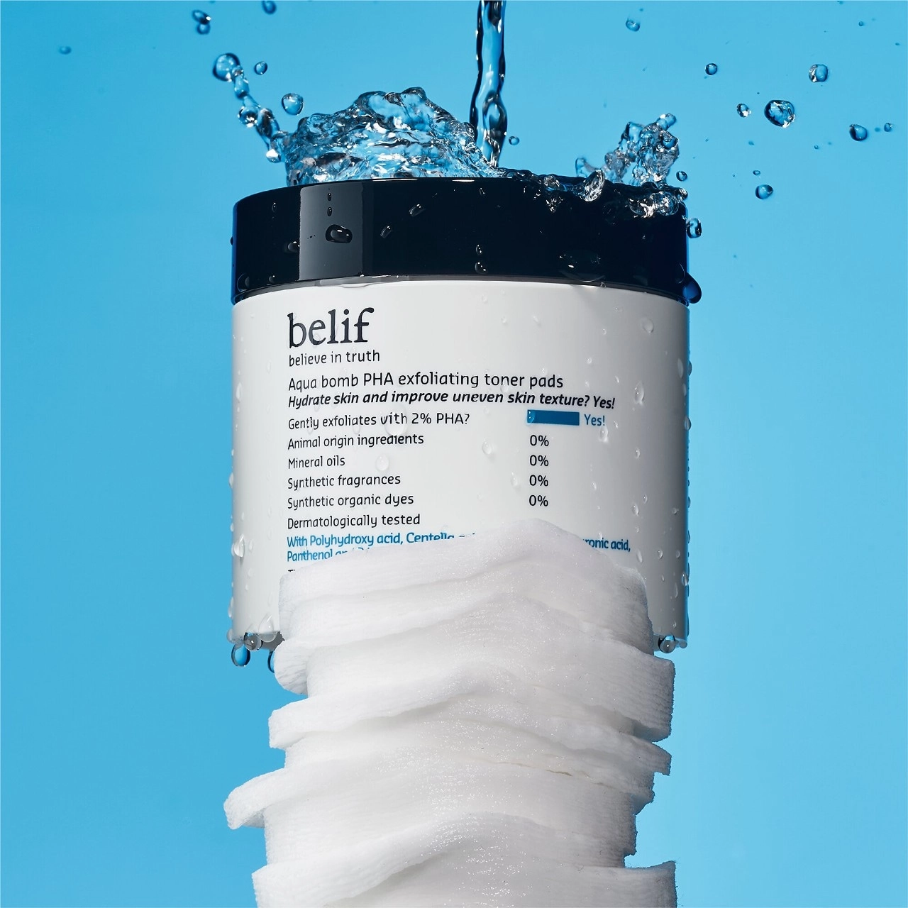 Belif Aqua Bomb PHA Exfoliating Toner Pads 5.0 fl oz / 150 ml Radiant Finish Hydrating - Image 7