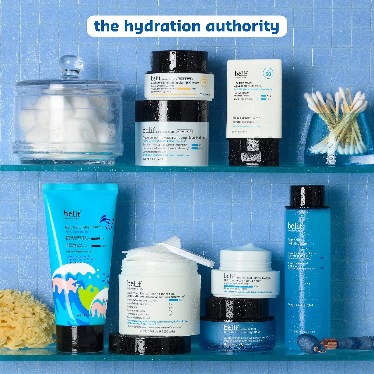 Belif Aqua Bomb PHA Exfoliating Toner Pads 5.0 fl oz / 150 ml Radiant Finish Hydrating - Image 8