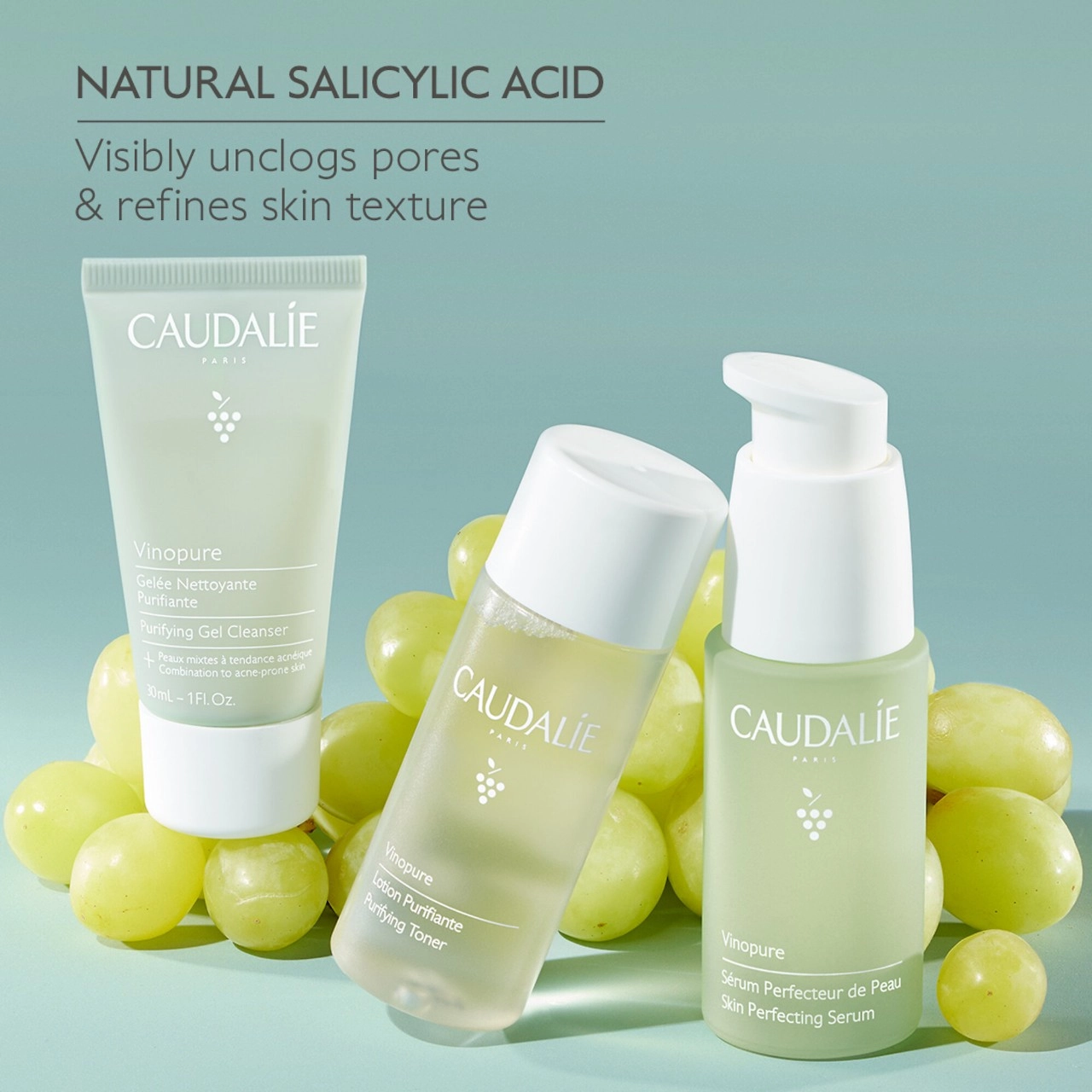 "Caudalie Vinopure Acne-Prone Skin Essentials Set" - Image 3