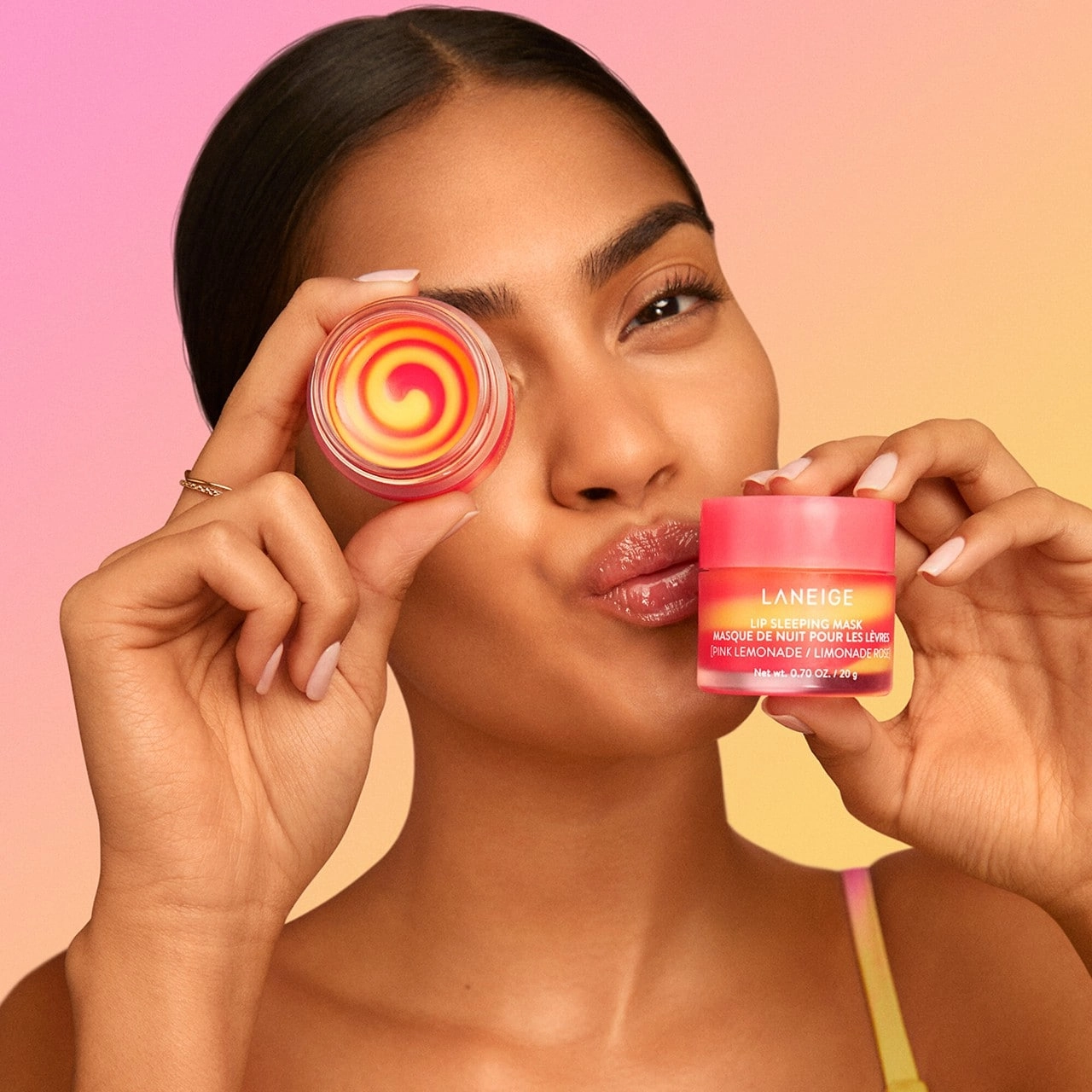 LANEIGE Lip Sleeping Mask Intense Hydration with Vitamin C - Pink Lemonade Swirl Limited Edition - Image 17