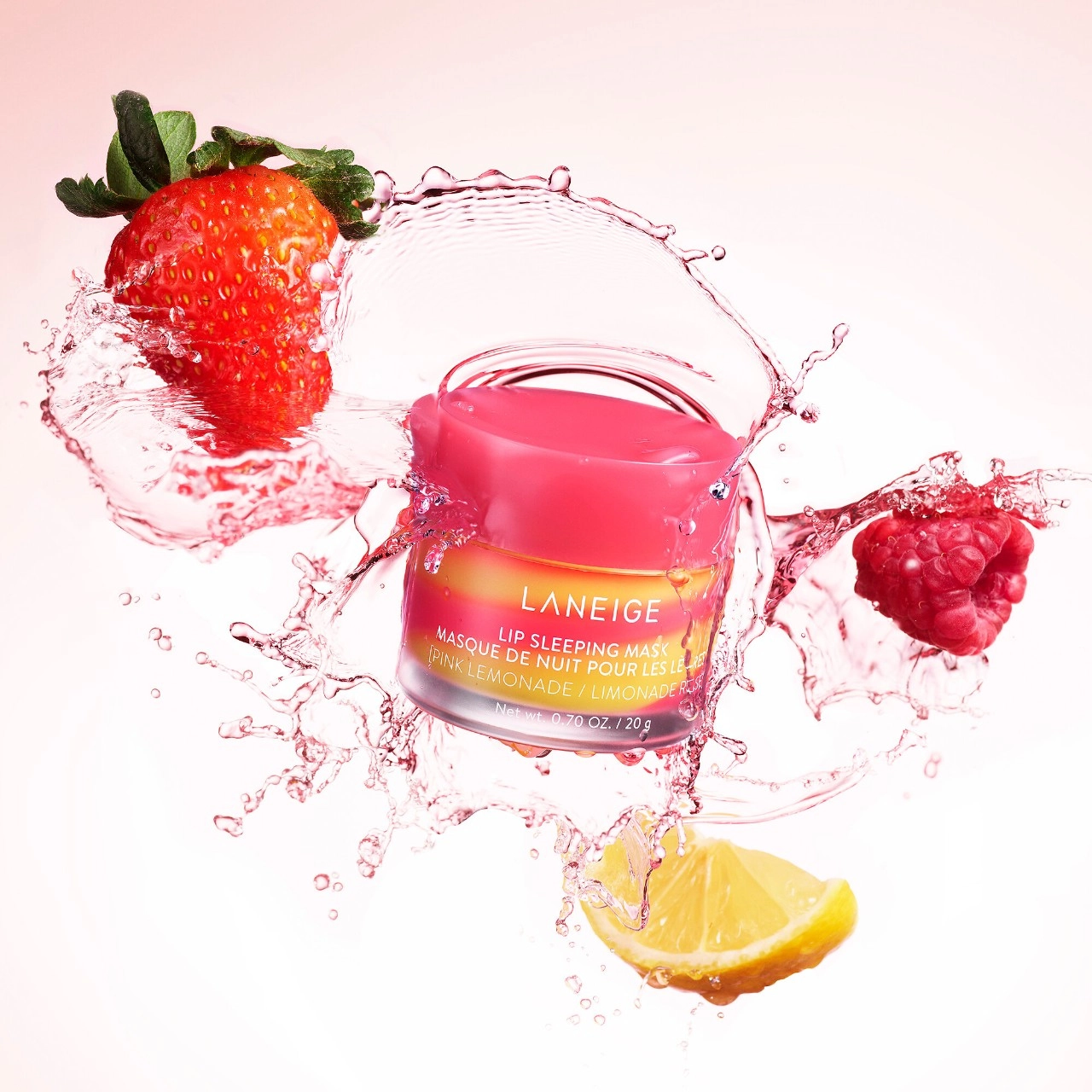 LANEIGE Lip Sleeping Mask Intense Hydration with Vitamin C - Pink Lemonade Swirl Limited Edition - Image 11