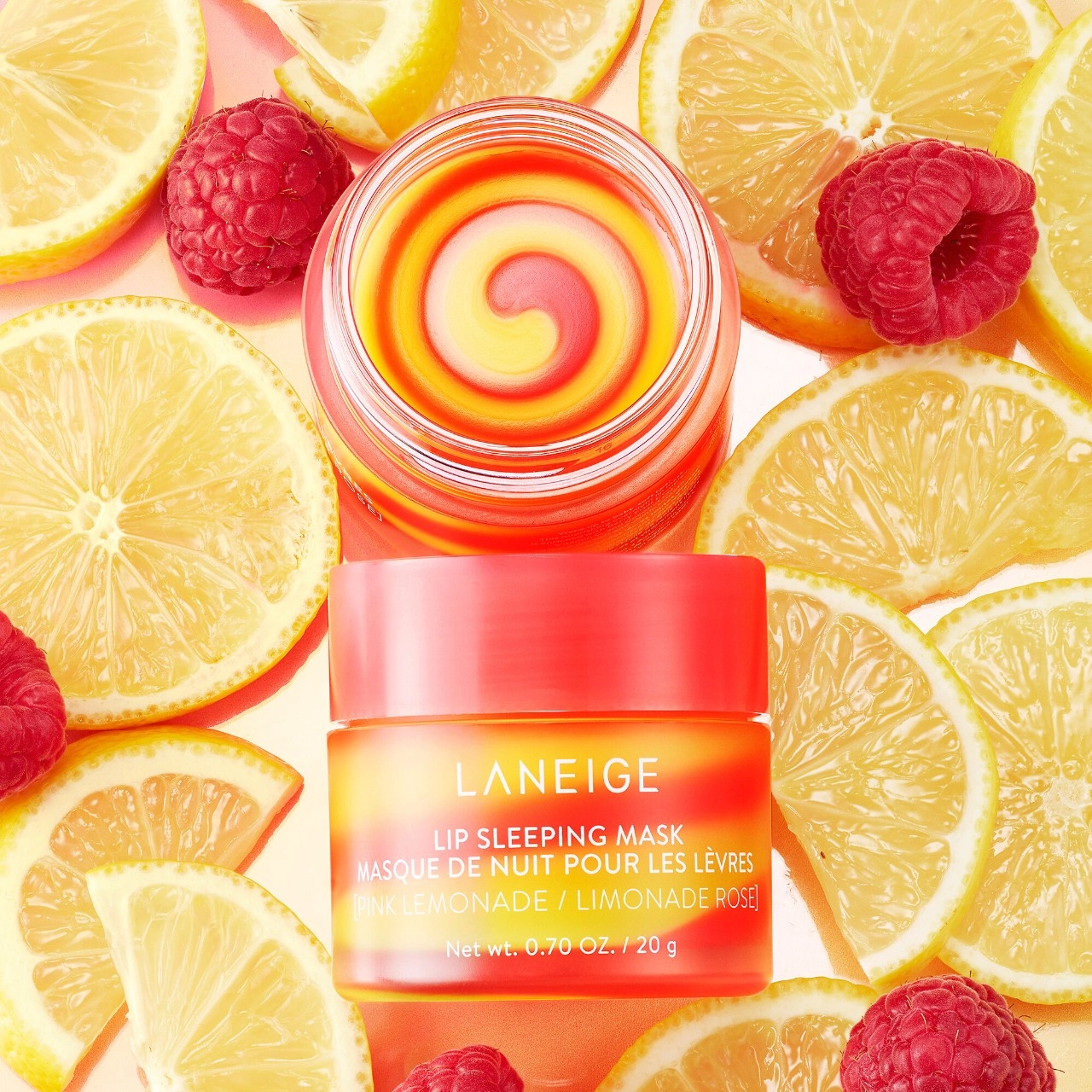 LANEIGE Lip Sleeping Mask Intense Hydration with Vitamin C - Pink Lemonade Swirl Limited Edition - Image 20