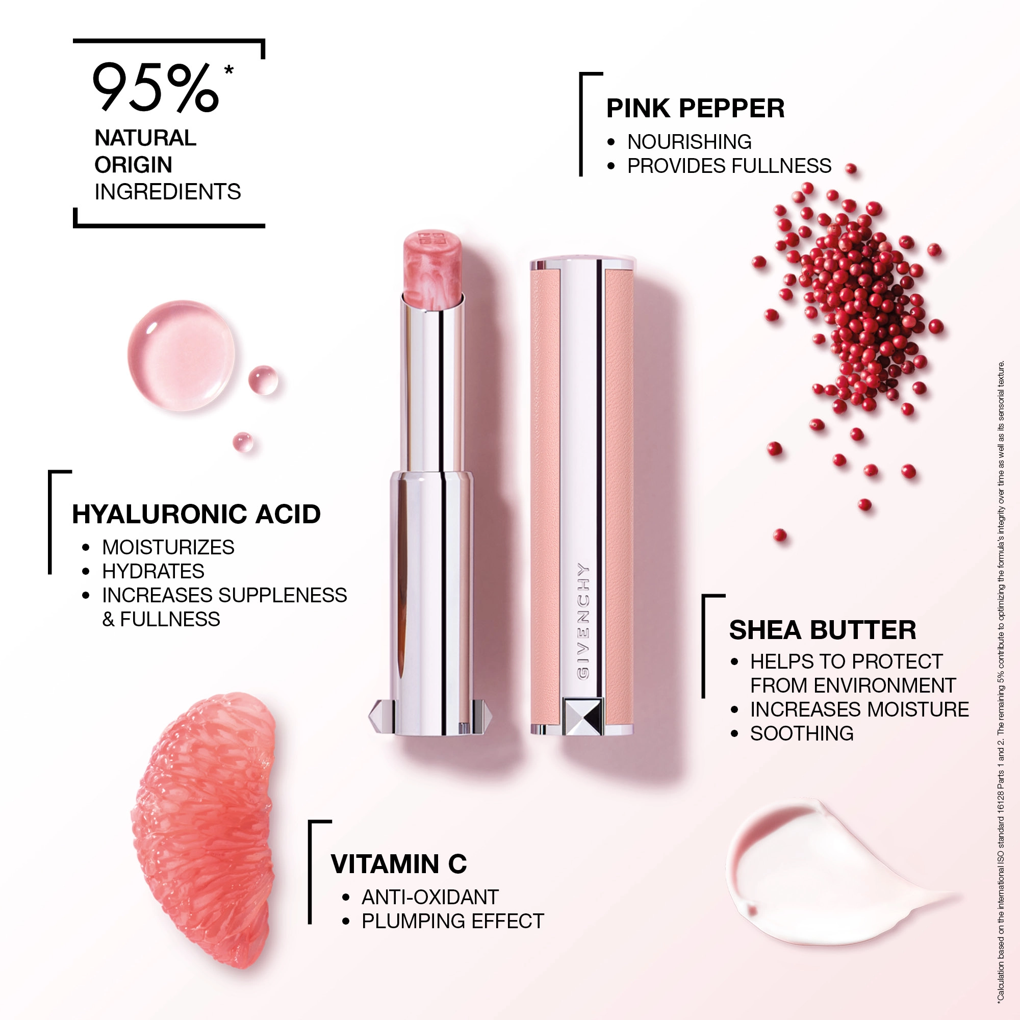 Givenchy Rose Perfecto Lip Balm 24H Hydration Color: 501 Spicy Brown - Image 6
