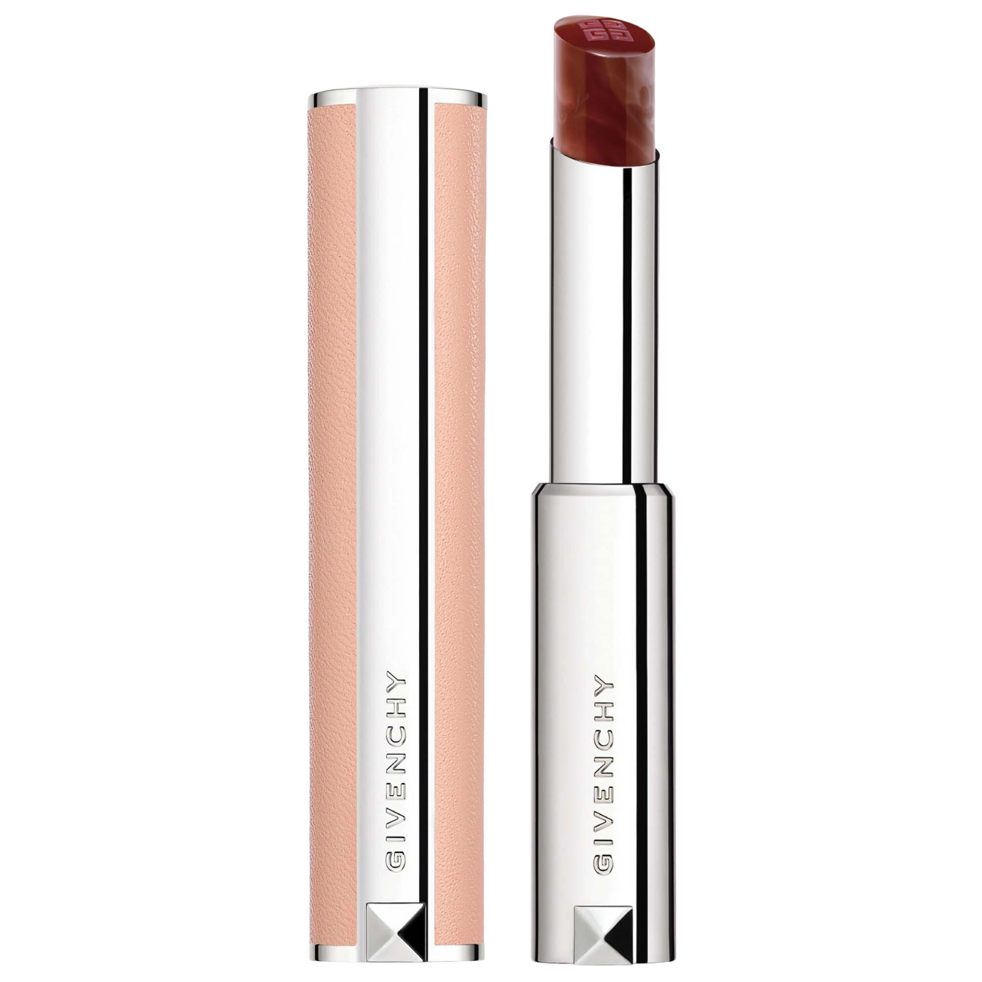 Givenchy Rose Perfecto Lip Balm 24H Hydration Color: 501 Spicy Brown