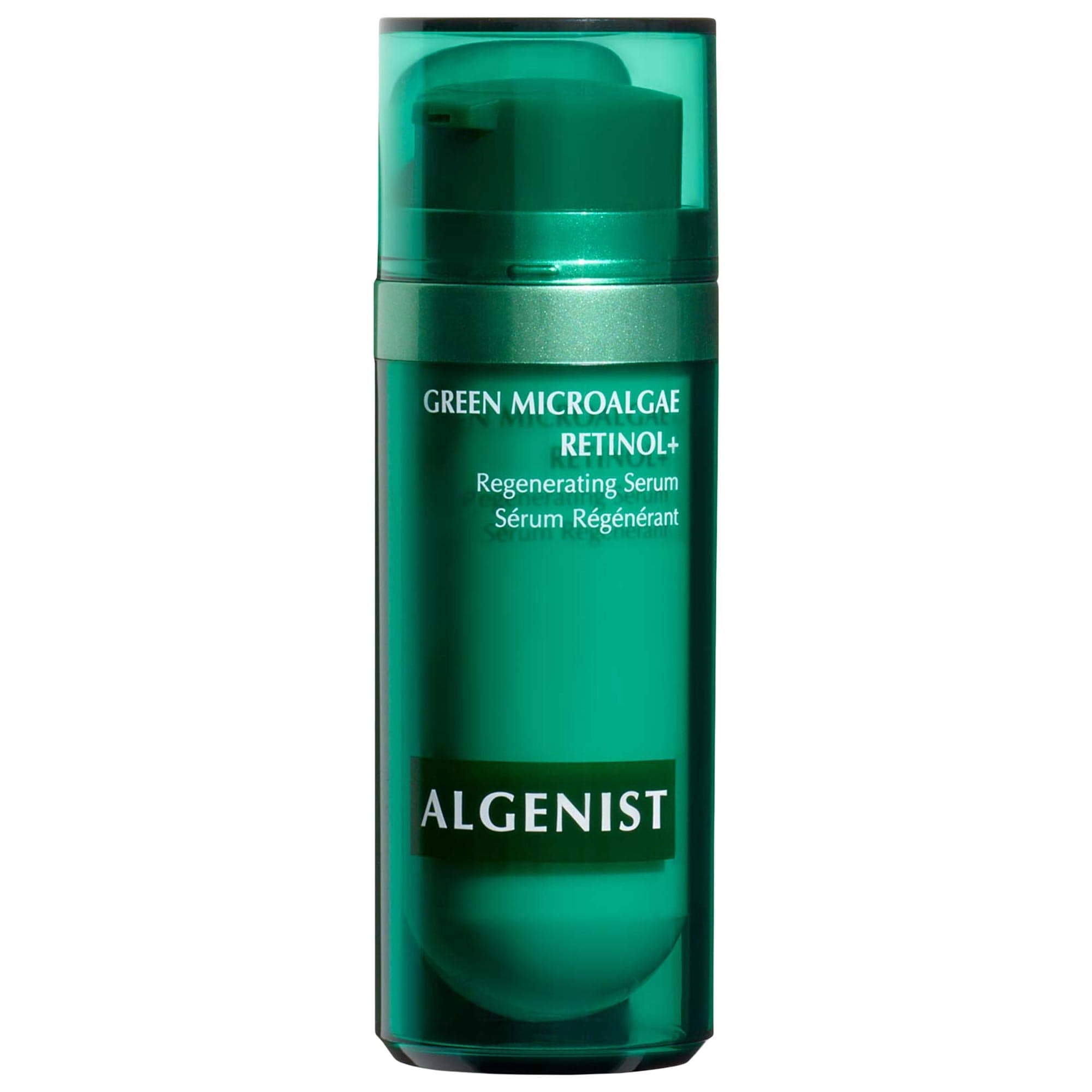 Algenist Green Microalgae Retinol + Regenerating Serum 1 oz / 30 mL Vegan Hydrating Retinol AHA/Glycolic Acid Fragrance Free