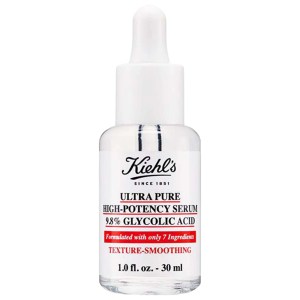 Kiehl's Since 1851 Ultra Pure High-Potency 9.8% Glycolic Acid Serum 1 oz / 30 ml - Uneven Texture, Pores
