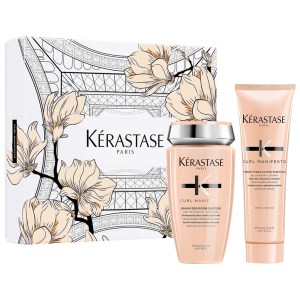 Kérastase Curl Manifesto Shampoo and Conditioner Duo for Curly Hair - Hydrating, Frizz-Reducing, and Shine-Enhancing