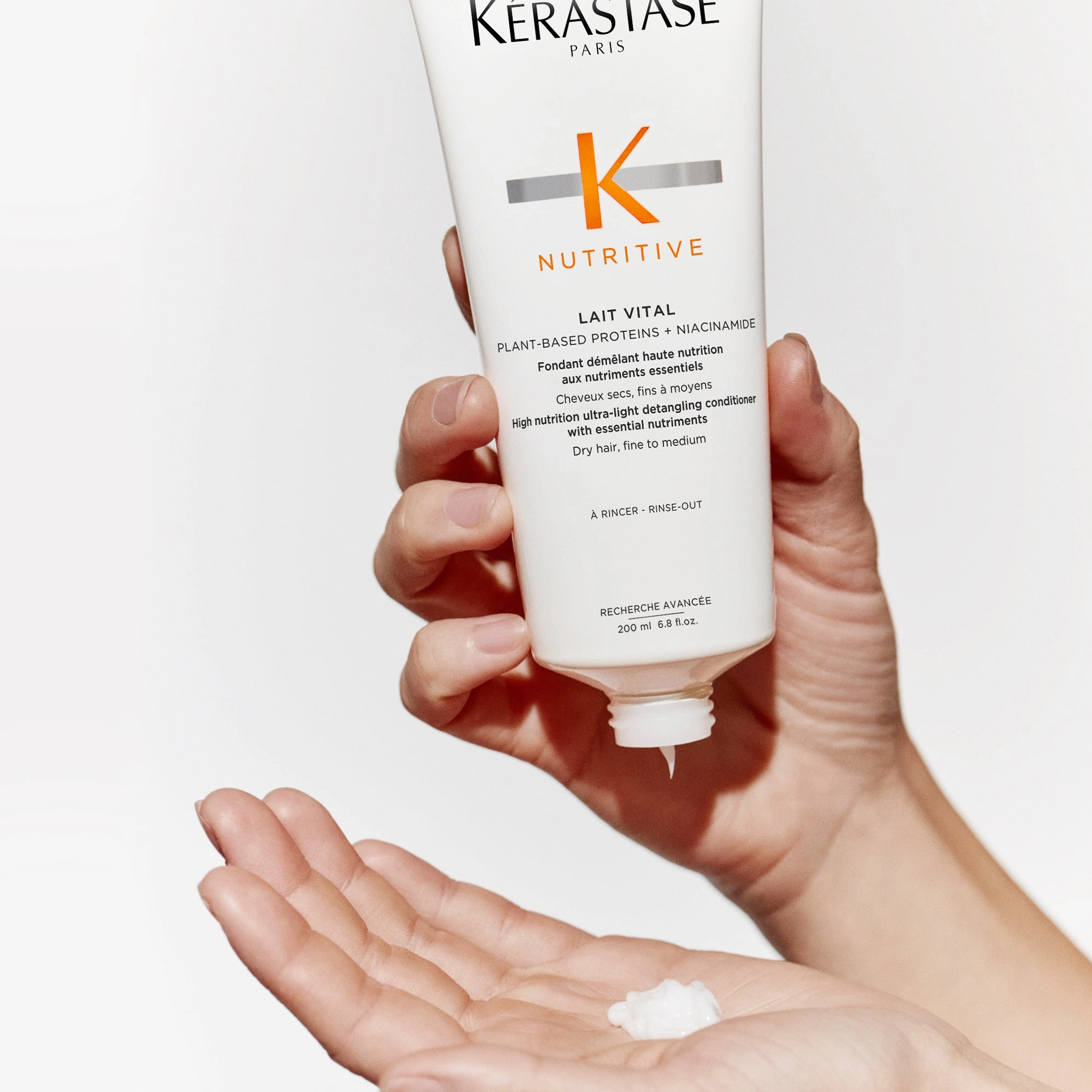 Kérastase Nutritive Hydrating Conditioner for Dry Hair - 6.8 oz / 200 ml - Increases Shine - Niacinamide - Image 6