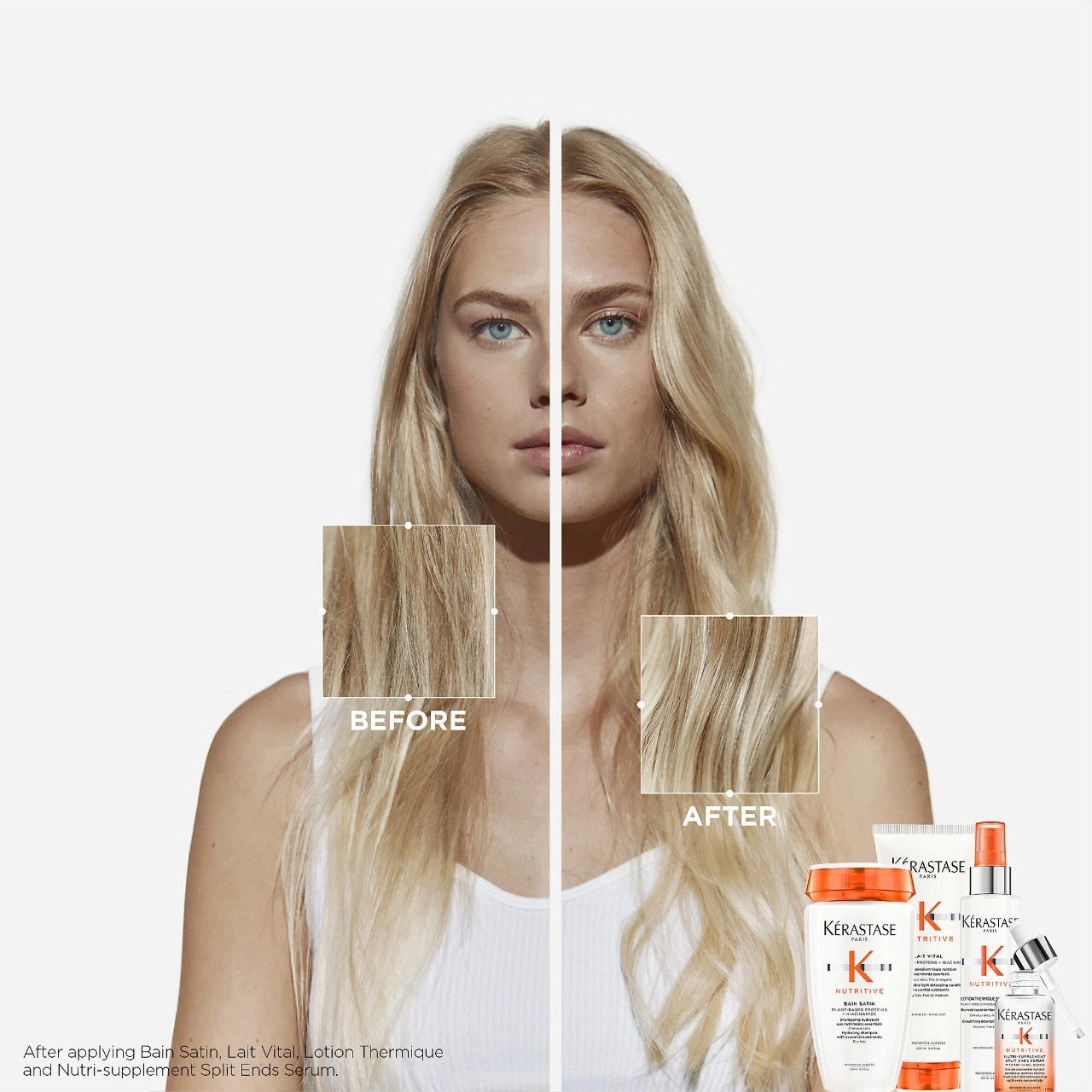 Kérastase Nutritive Hydrating Conditioner for Dry Hair - 6.8 oz / 200 ml - Increases Shine - Niacinamide - Image 2