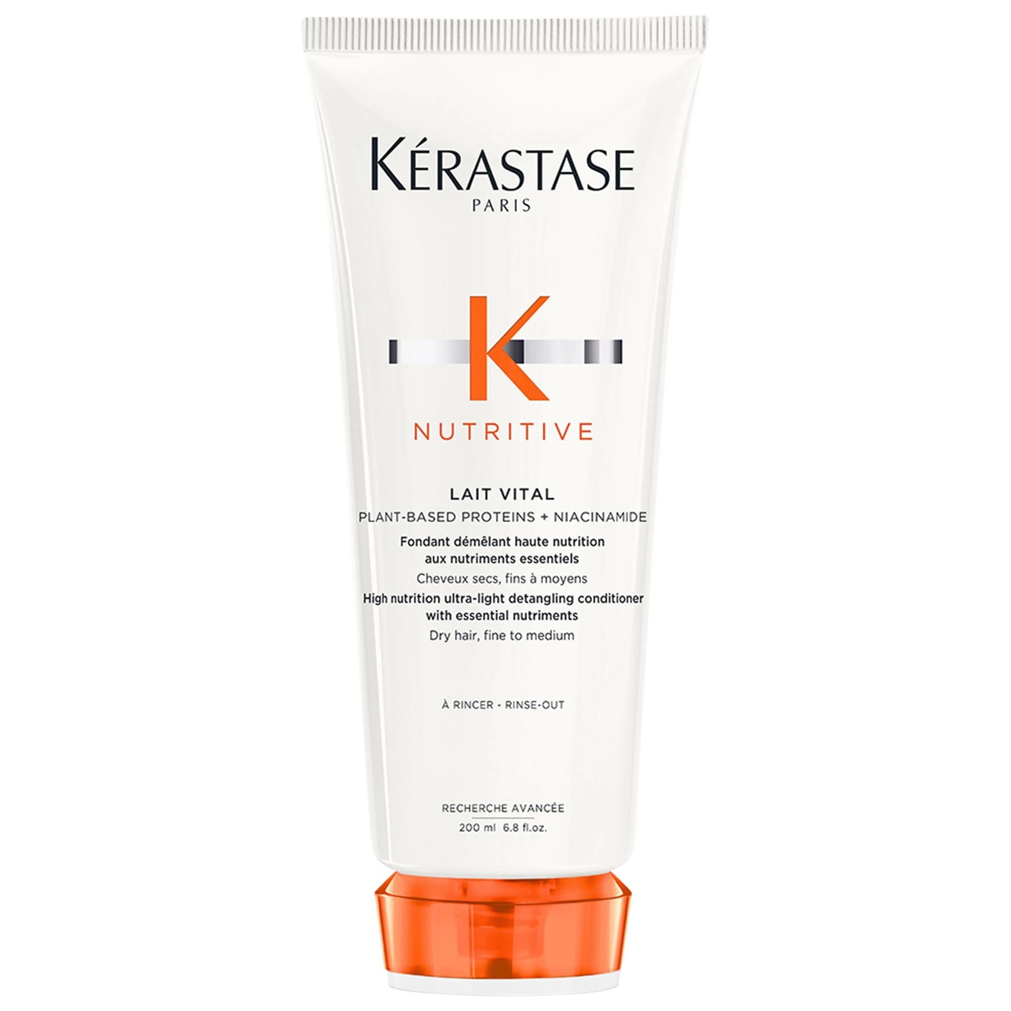 Kérastase Nutritive Hydrating Conditioner for Dry Hair - 6.8 oz / 200 ml - Increases Shine - Niacinamide