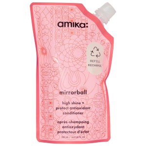 Amika Mirrorball High Shine + Protect Antioxidant Conditioner 16.9 oz / 500 ml Vegan Clean + Planet Positive