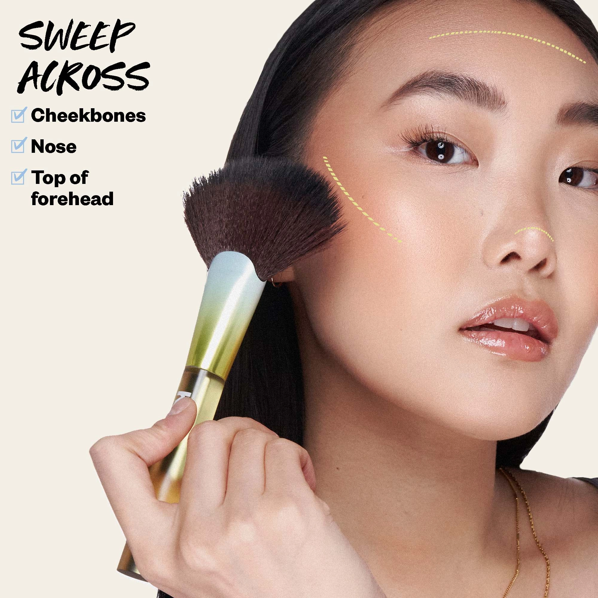 Kosas The Sun Show Glowy Warmth Talc-Free Baked Bronzer - Waves (Light Bronze) - Image 3