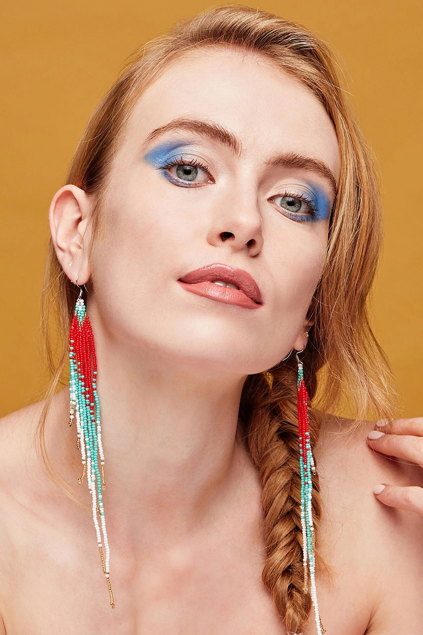 Cheekbone Beauty Fearless Eyeshadow - Cobalt Blue, Vegan Stick Formula - Image 2