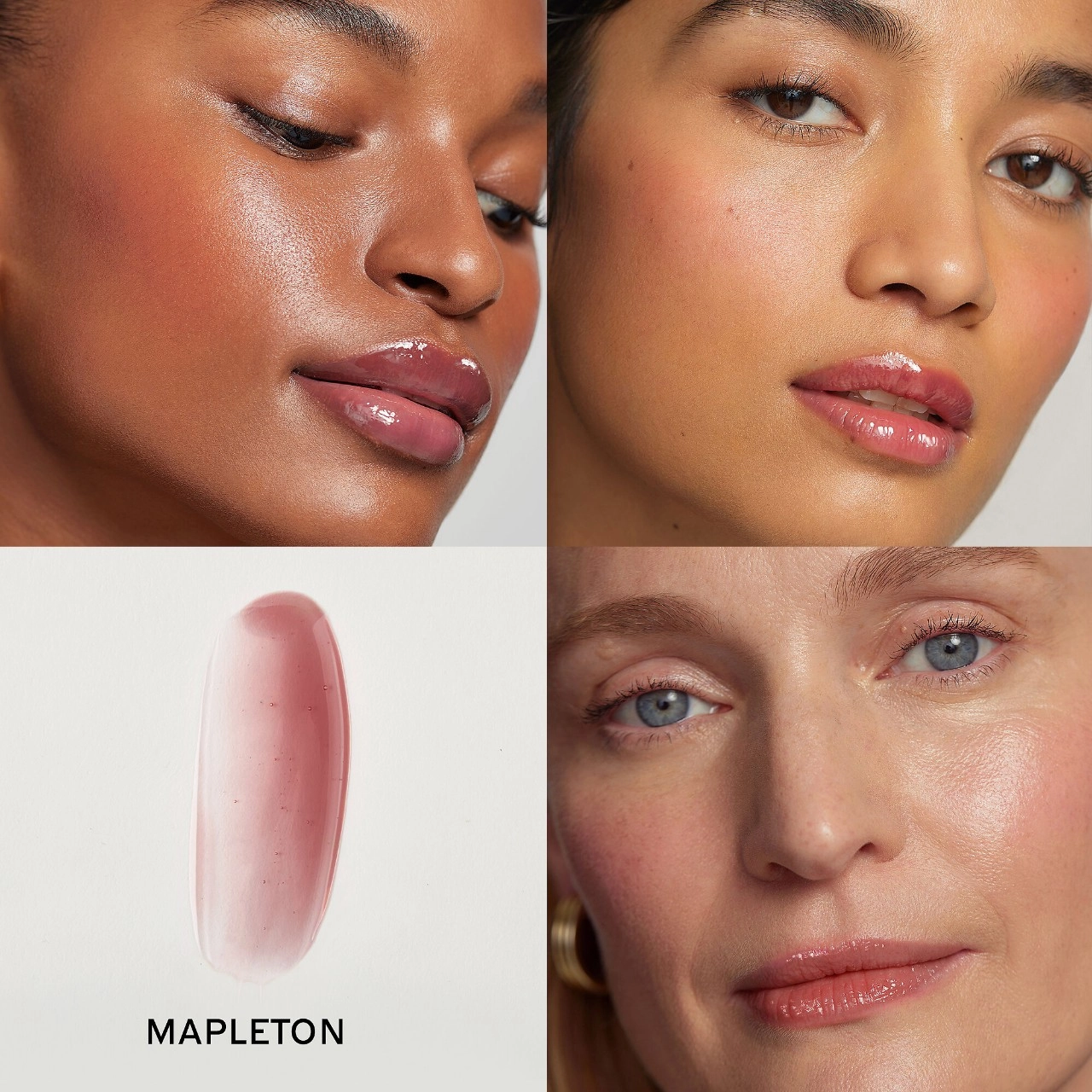 MERIT Shade Slick Gelée Sheer Tinted Lip Oil - Mapleton (Sheer Brown) Vegan - Image 11