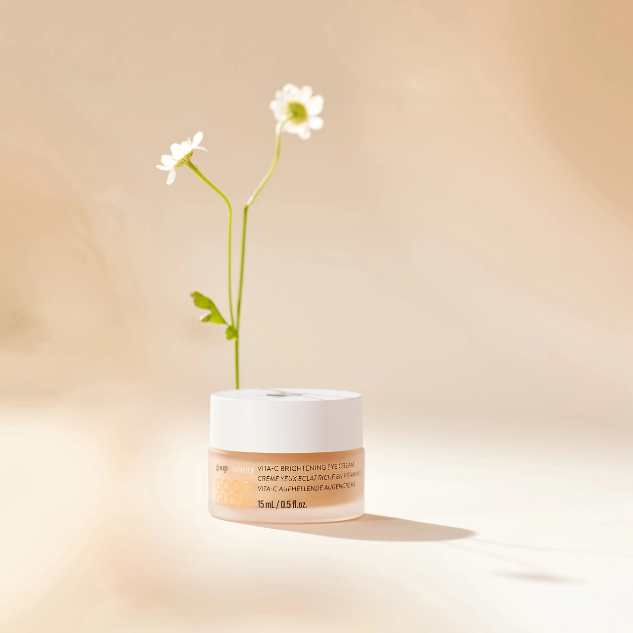 GOOPGLOW Vita-C Brightening Eye Cream 0.5 oz / 15 mL - Vitamin C, Niacinamide, Dark Circles, Dryness - Image 2