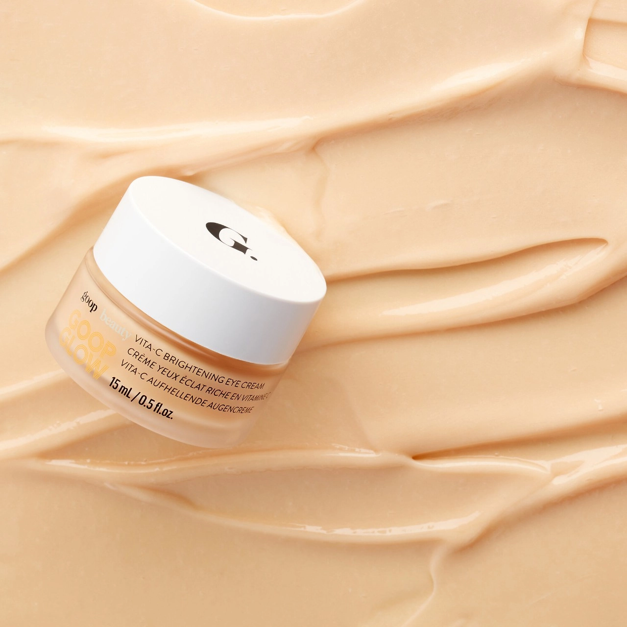GOOPGLOW Vita-C Brightening Eye Cream 0.5 oz / 15 mL - Vitamin C, Niacinamide, Dark Circles, Dryness - Image 4