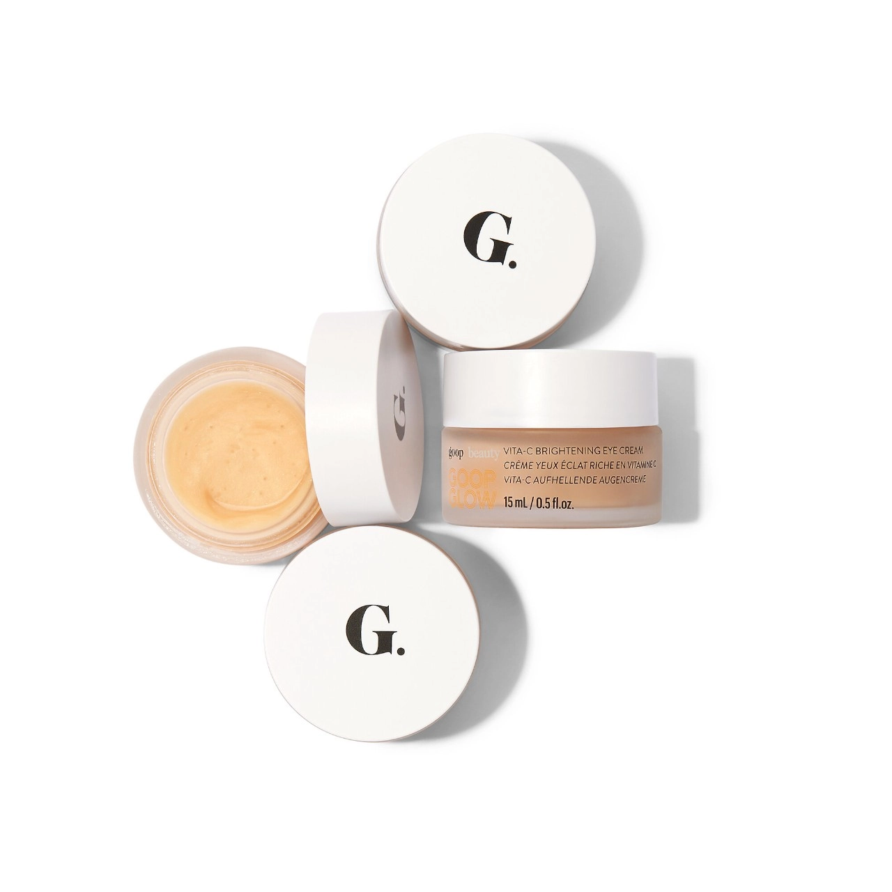 GOOPGLOW Vita-C Brightening Eye Cream 0.5 oz / 15 mL - Vitamin C, Niacinamide, Dark Circles, Dryness - Image 7