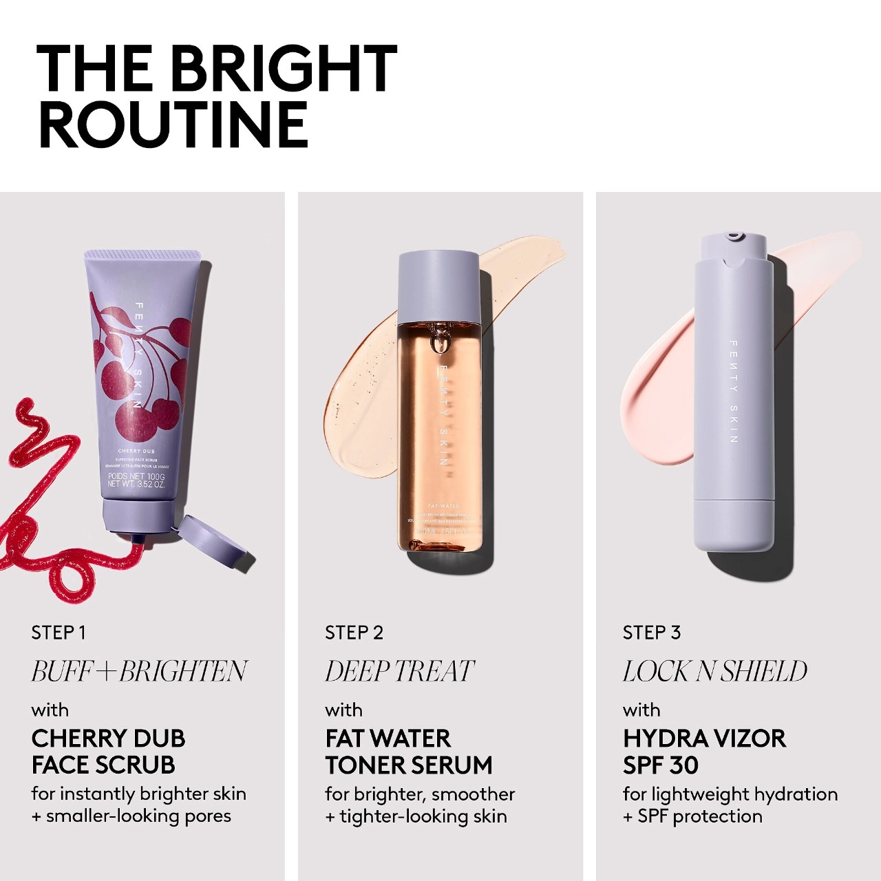 Fenty Skin Cherry Dub Superfine Daily Cleansing Face Scrub - 3.5 oz / 100 mL - Vegan - Image 7