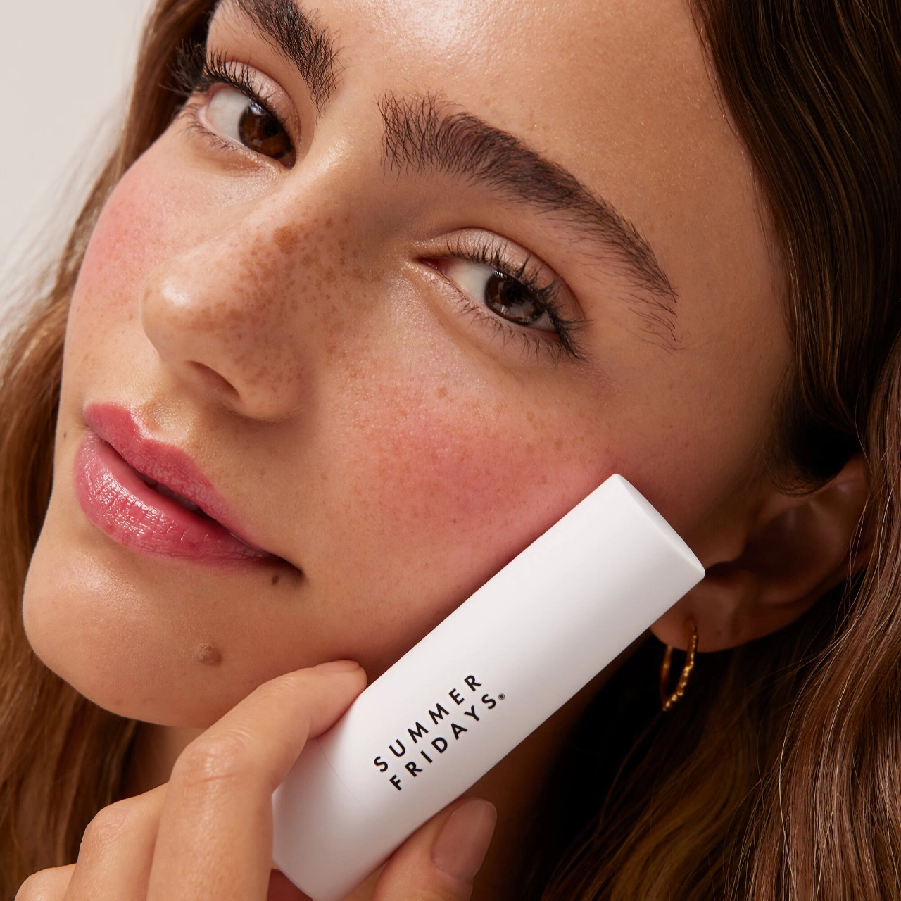 Summer Fridays Blush Balm Lip + Cheek Stick with Hyaluronic Acid - Heat Wave - Image 6