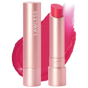 LAWLESS Forget the Filler Lip-Plumping Line-Smoothing Tinted Lip Balm in Juicy Watermelon