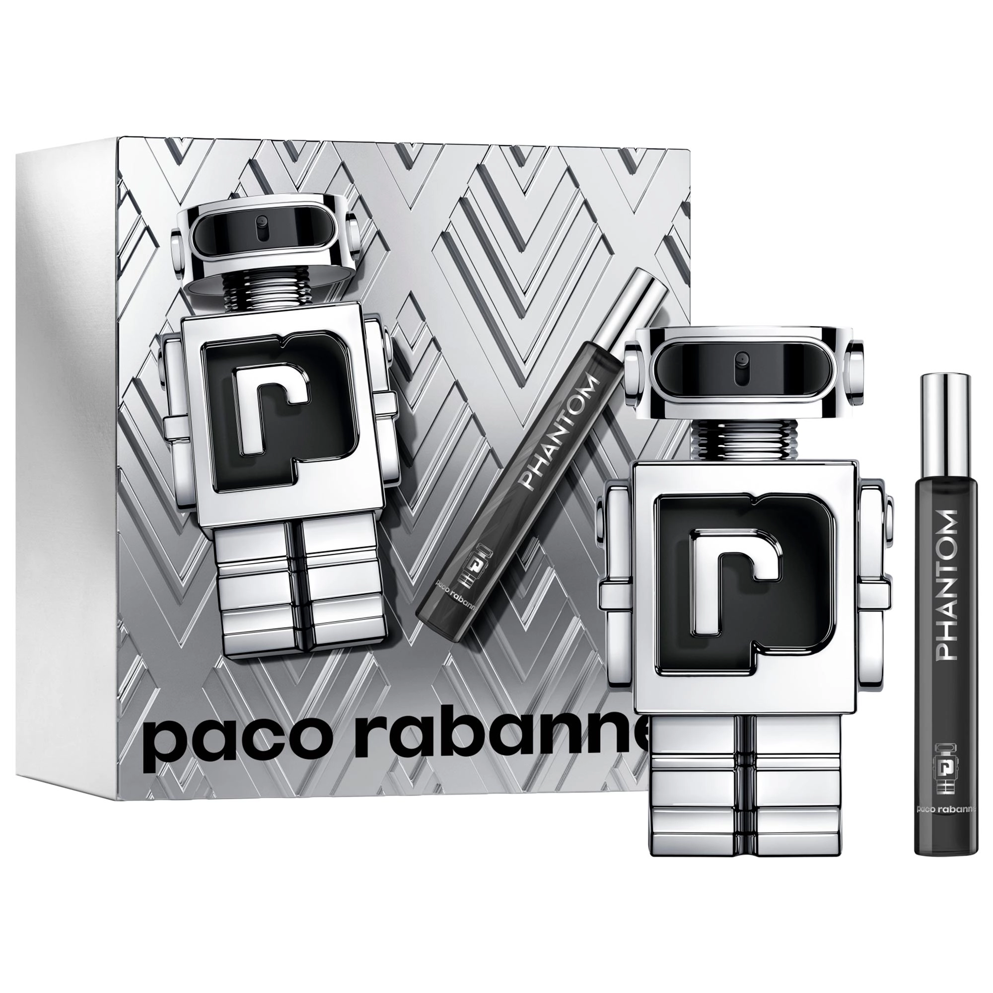 Paco Rabanne Phantom Eau de Toilette Gift Set - Vegan Unisex Fresh Scent
