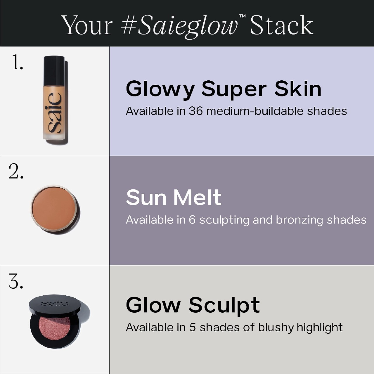 Saie Glow Sculpt Multi-Use Cream Highlighting Blush - Mauveglow - Image 7