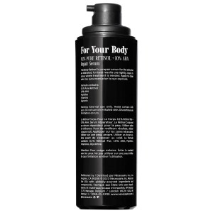 Nécessaire The Body Retinol Repair Serum with 0.1% Pure Retinol, 10% AHA + 5 Peptides - 5.1 oz / 150 mL - Vegan